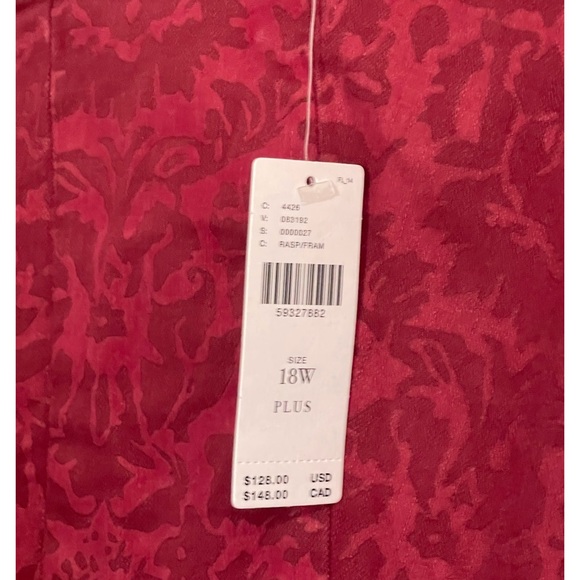 - Anthropologie Pilcro Flocked High-Rise Leggings/Pants NWT SZ 18W - Picture 15 of 16